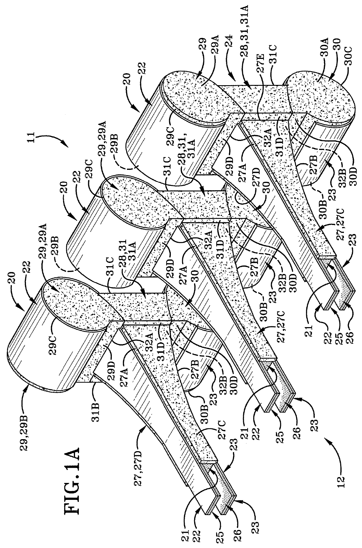 Transverse electromagnetic horn antenna having a curved surface