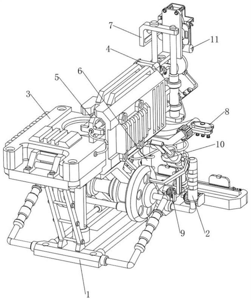 Optical coherence elastic imaging auxiliary equipment for retina operation