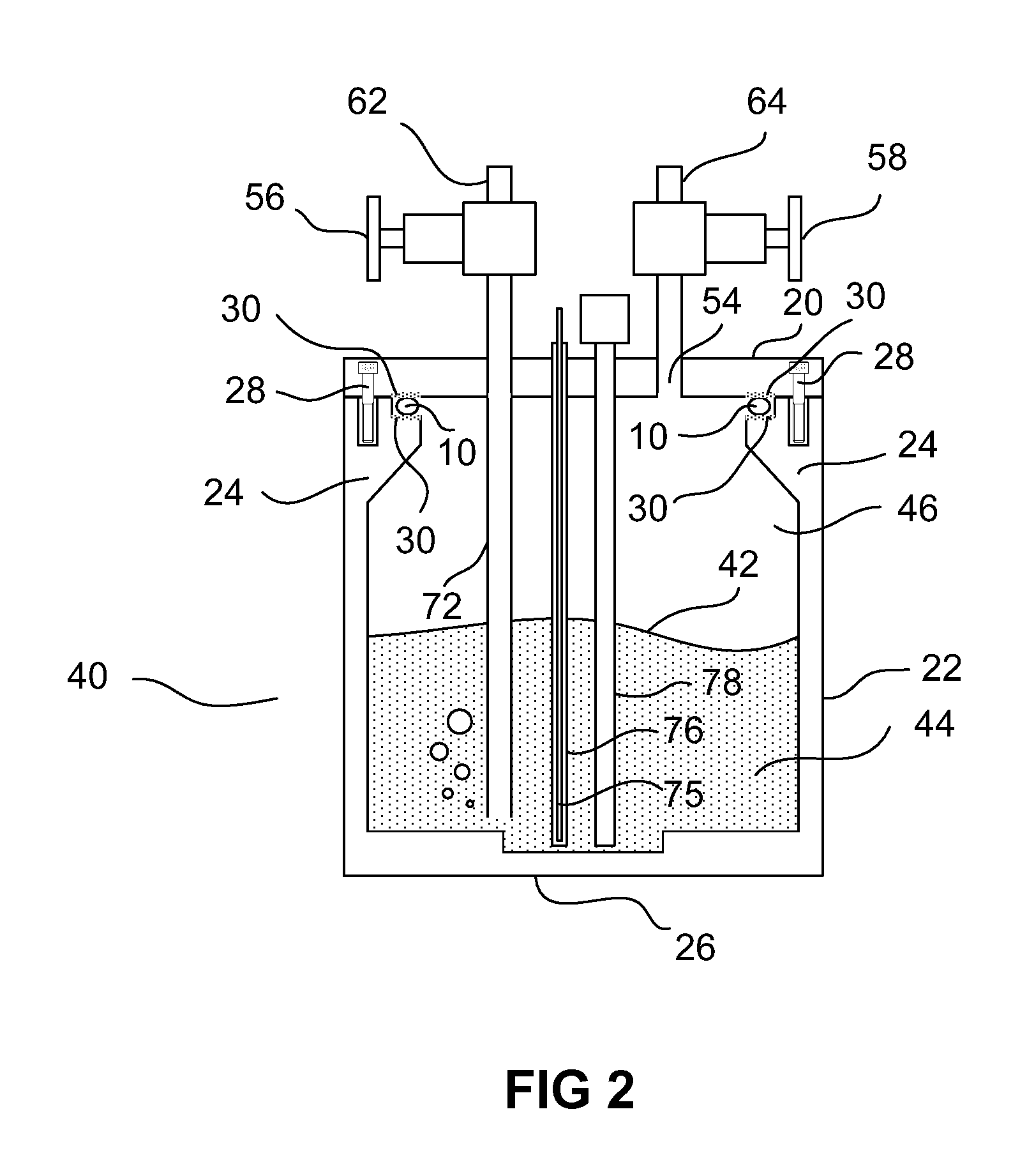 Diptube apparatus and method for delivering vapor phase reagent to a deposition chamber