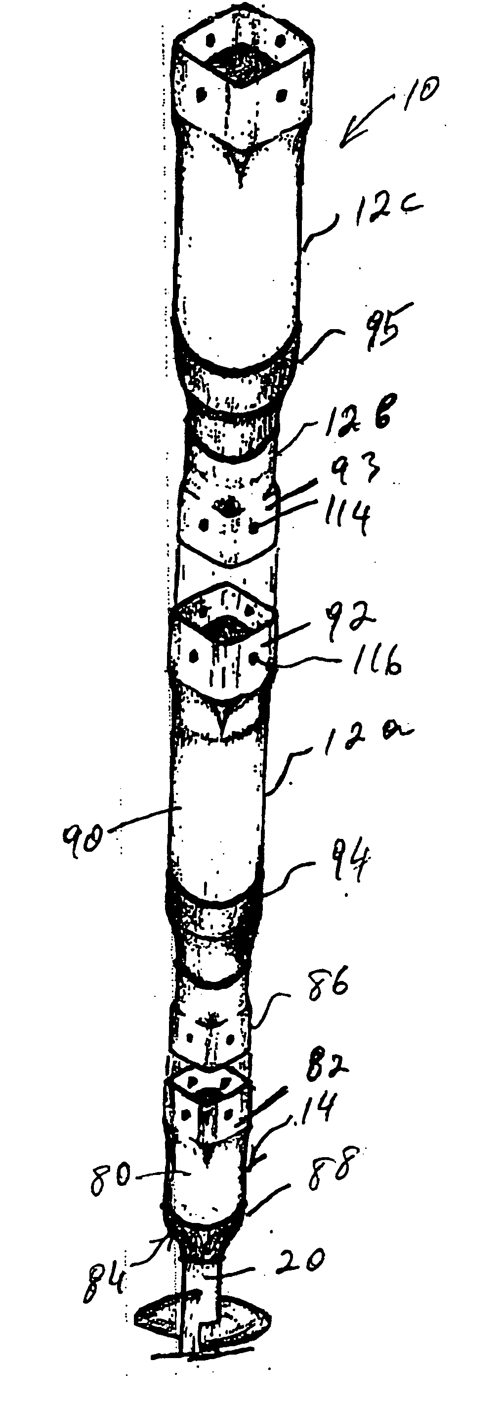 Anchor pile apparatus