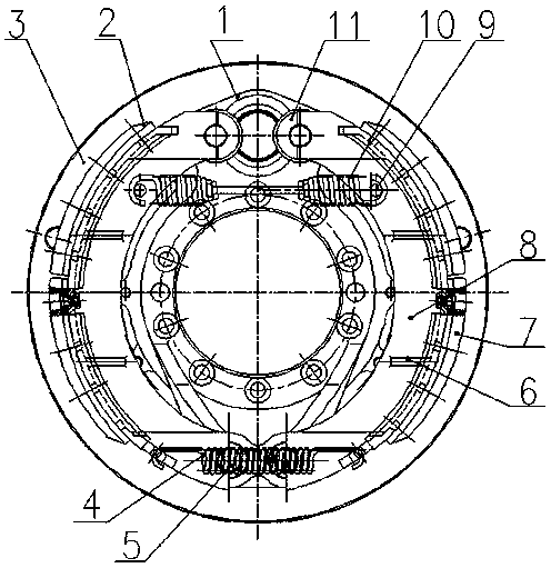 MAN rear enhanced precision double-open casting brake