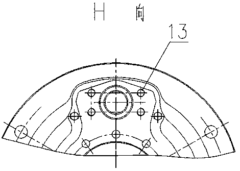 MAN rear enhanced precision double-open casting brake