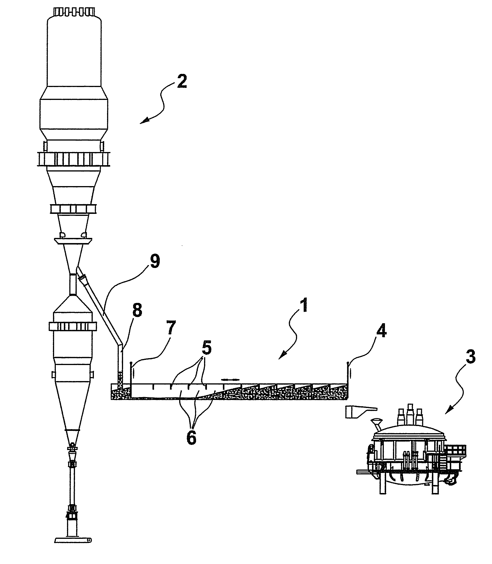 Means for conveying material