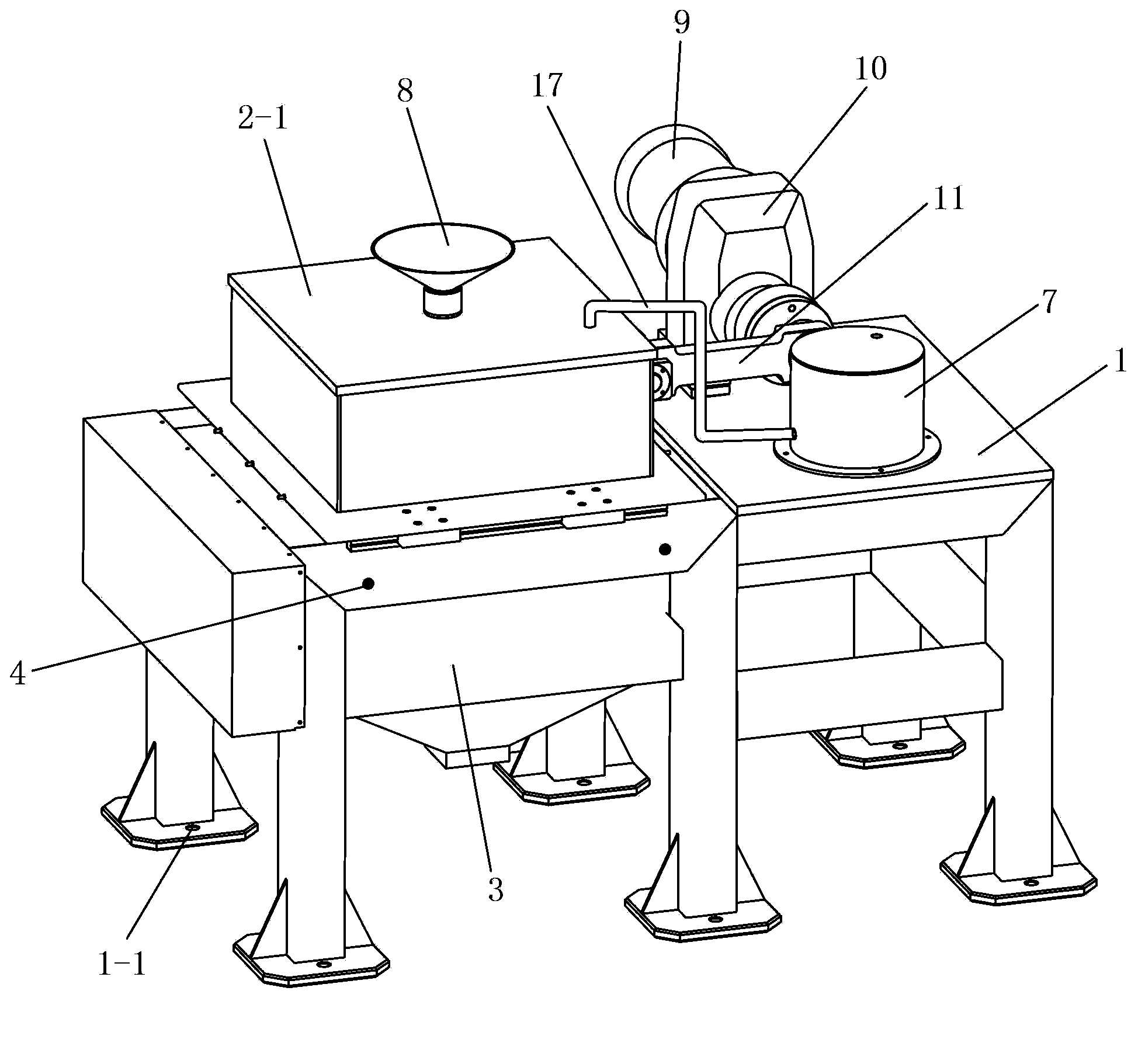 Efficient powder sieving equipment