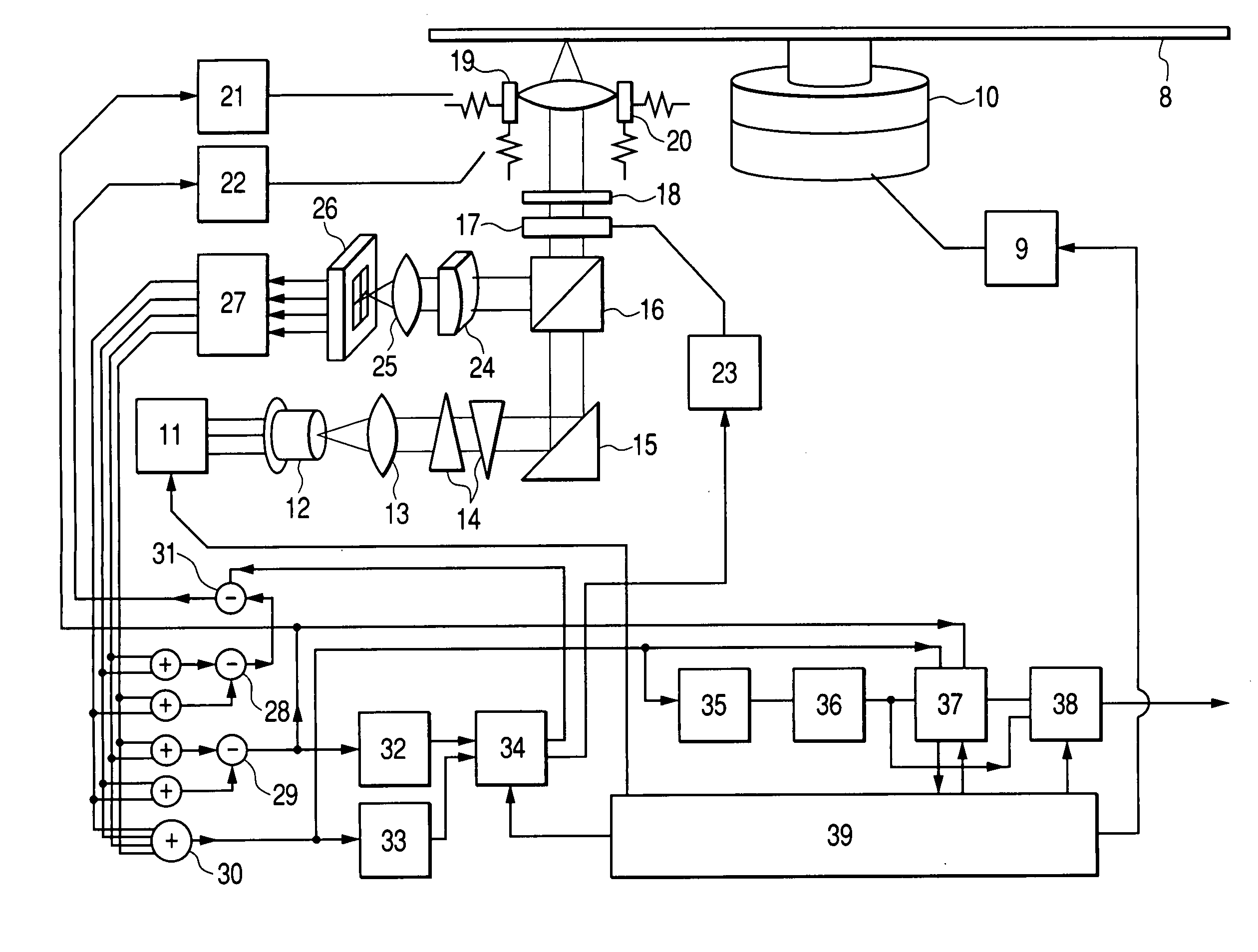 Optical information recording apparatus