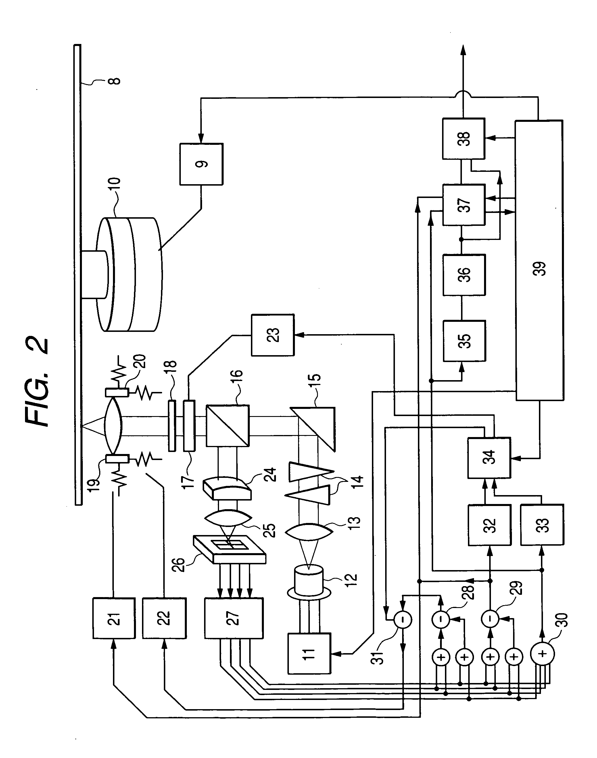 Optical information recording apparatus