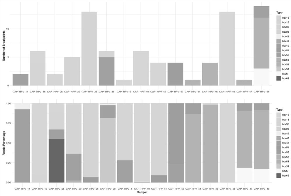 A method for accurate detection of dna virus in human genome