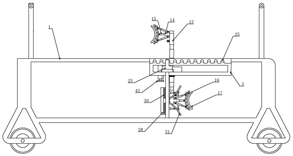 Cold compress device for obstetrics and gynecological nursing