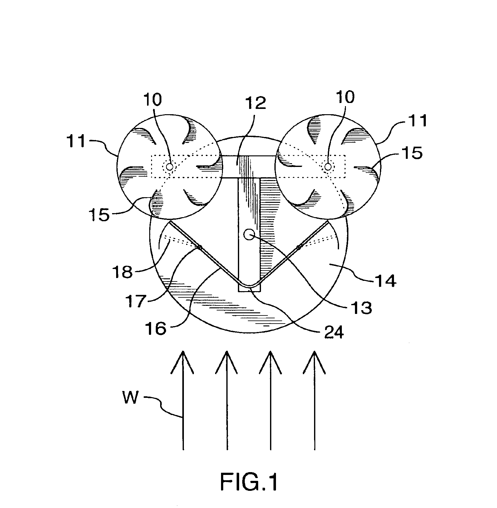 Vertical axis wind turbine