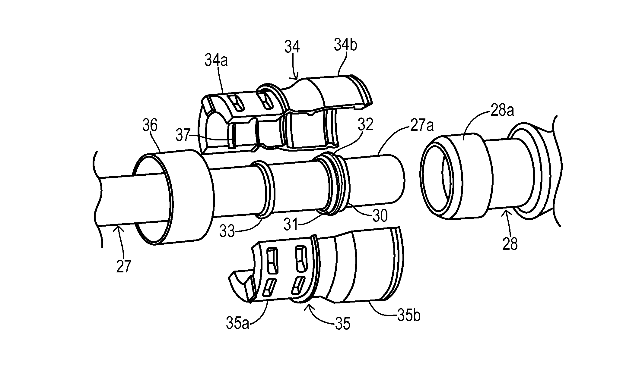 Quick connect system for automotive fluid transport lines