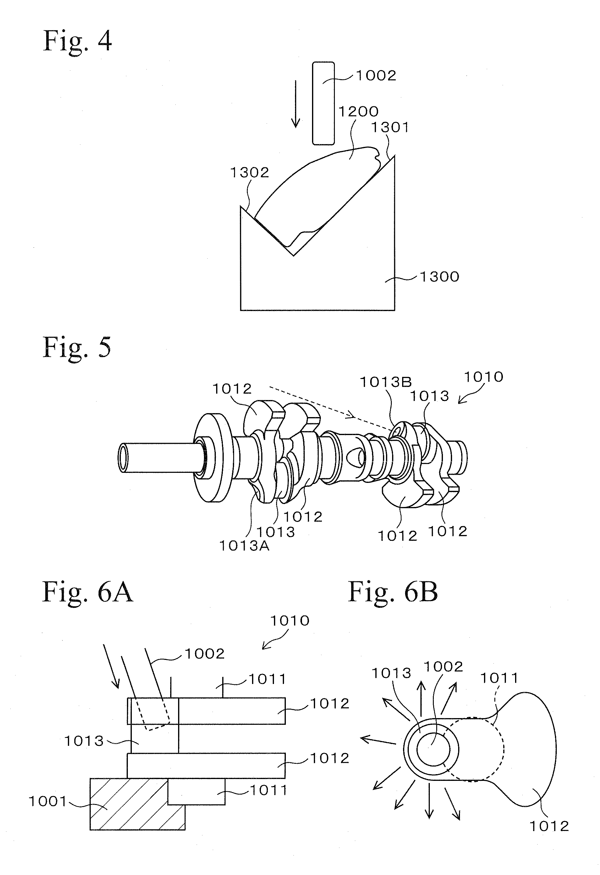 Method for producing crankshaft and production apparatus therefor