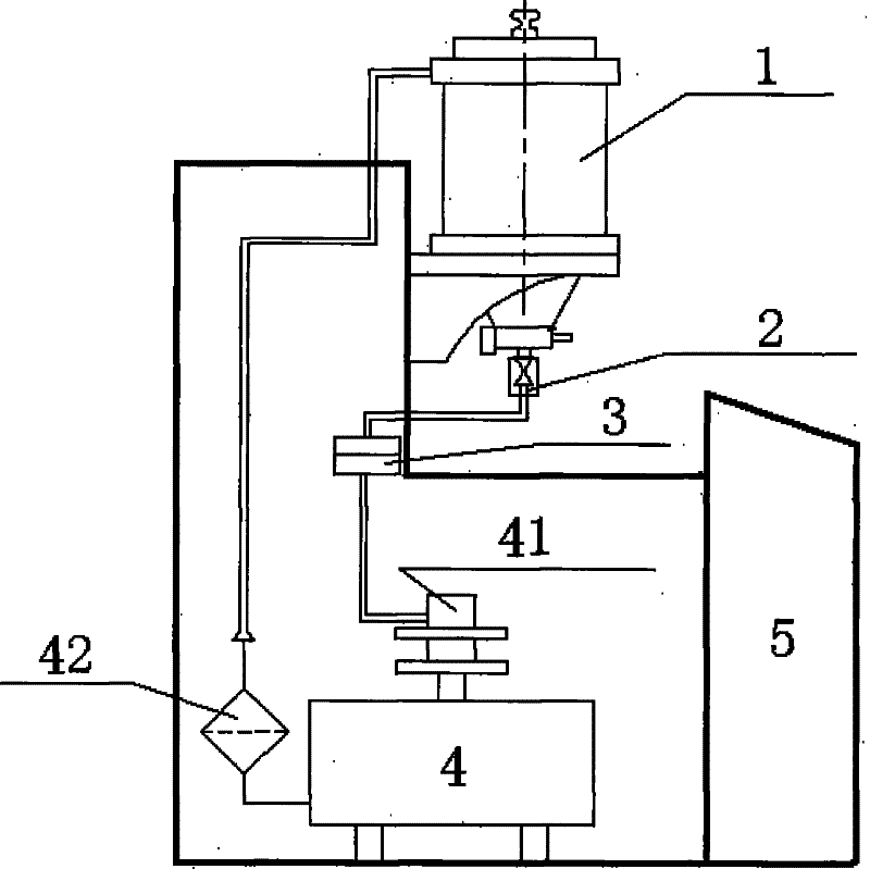 Engine oil filter element abrasive dust detector