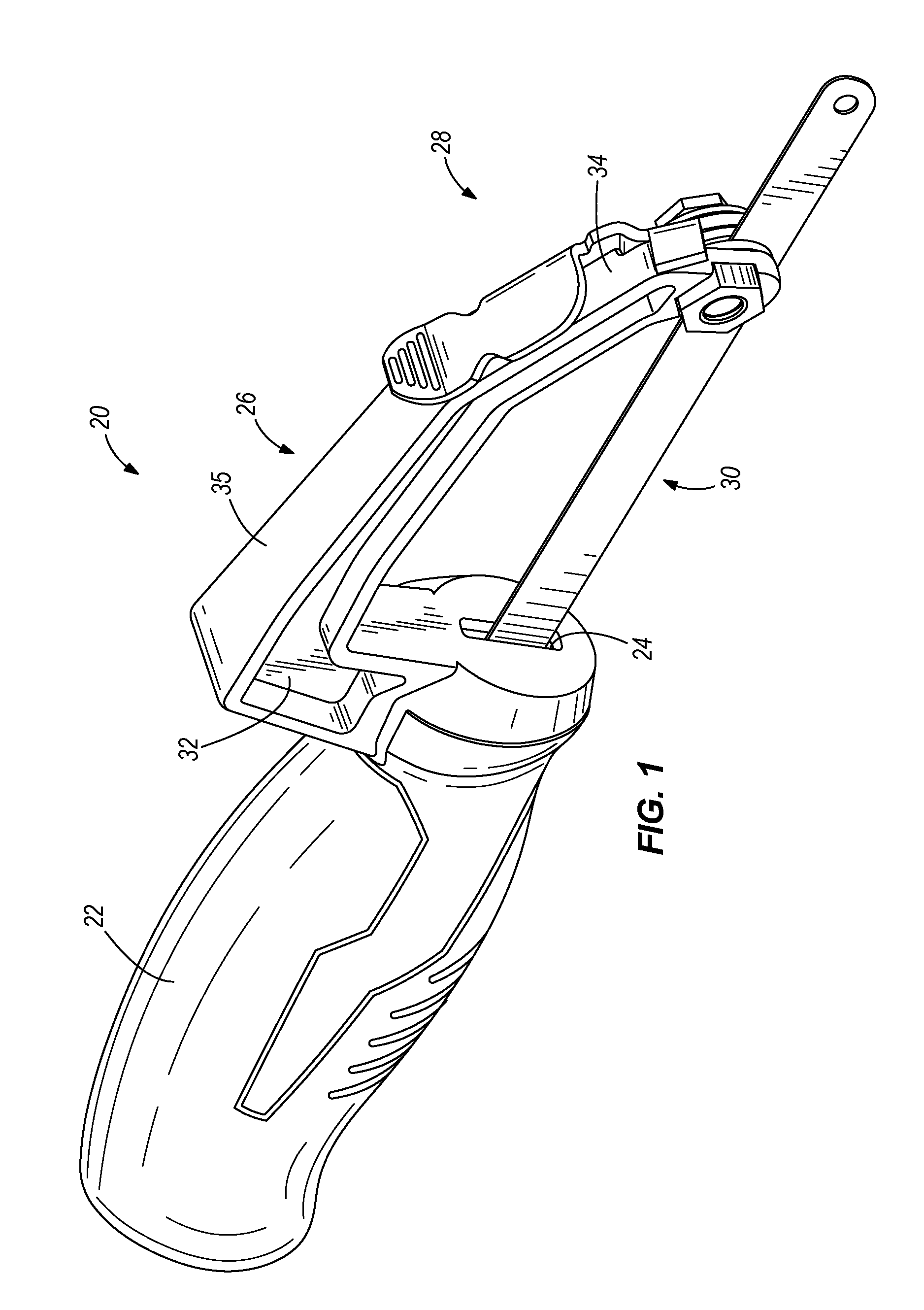 Compact hacksaw