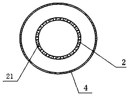 High-frequency muffler used on automobile intercooler intake pipe