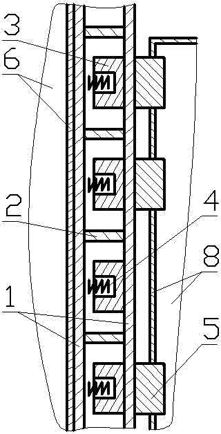 Automatic berthing device for ship