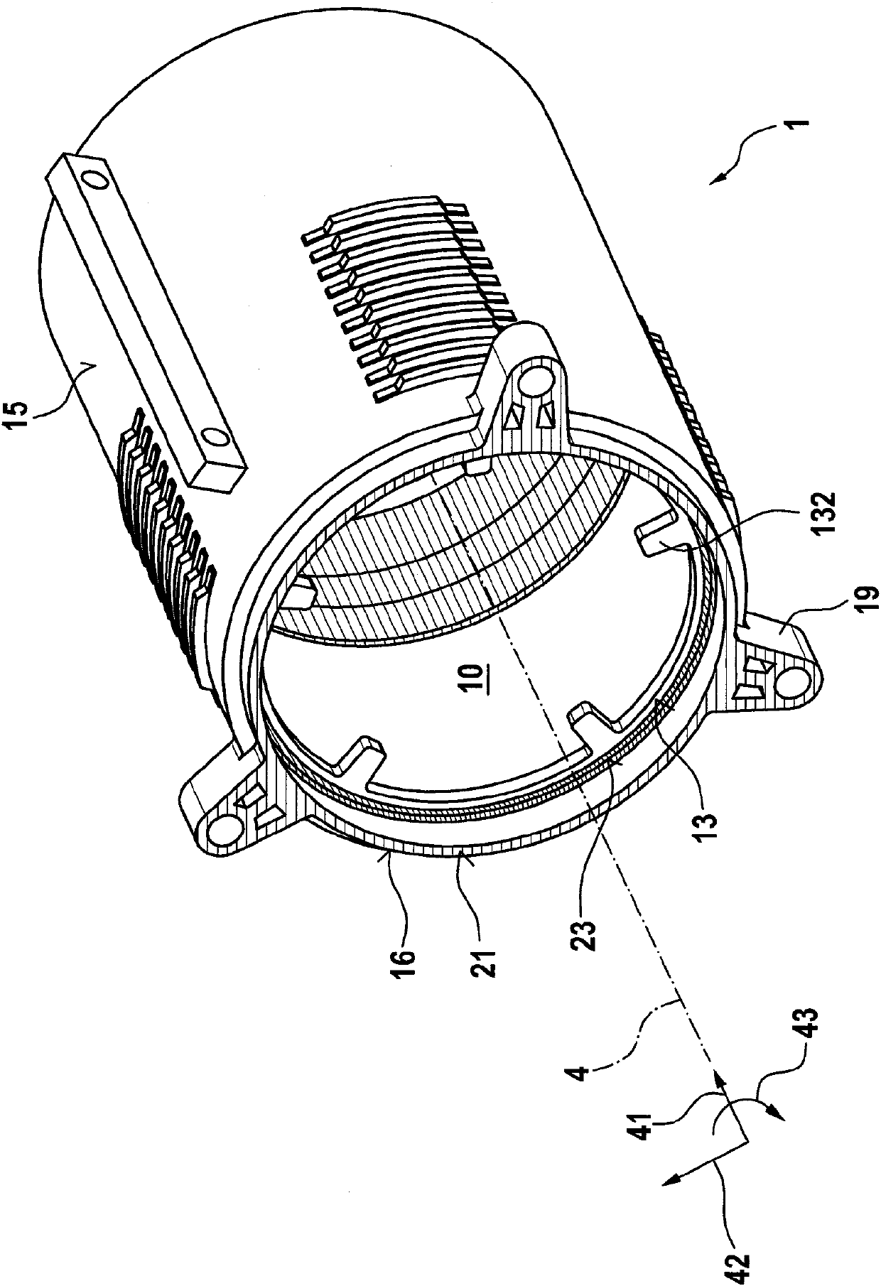 Housings and bearing shields for electric motors with cast bearings