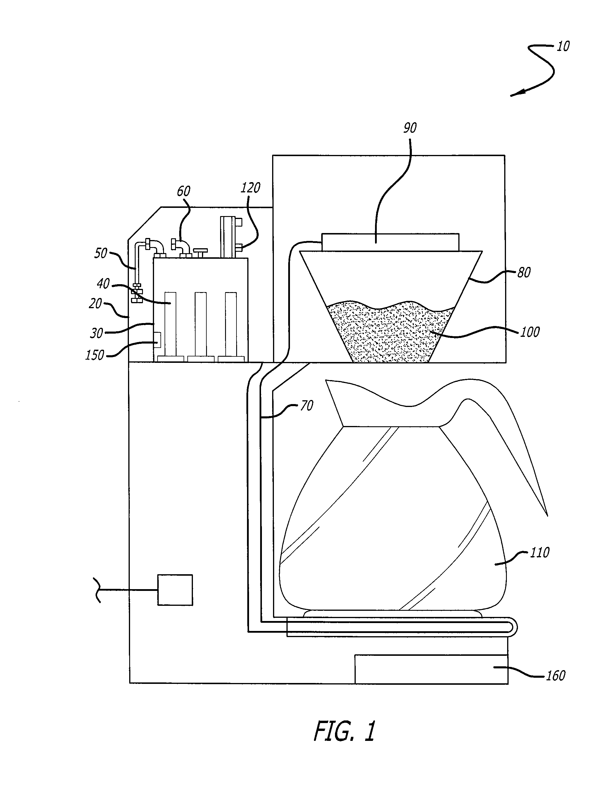 Modulated inline water heating system for aircraft beverage makers