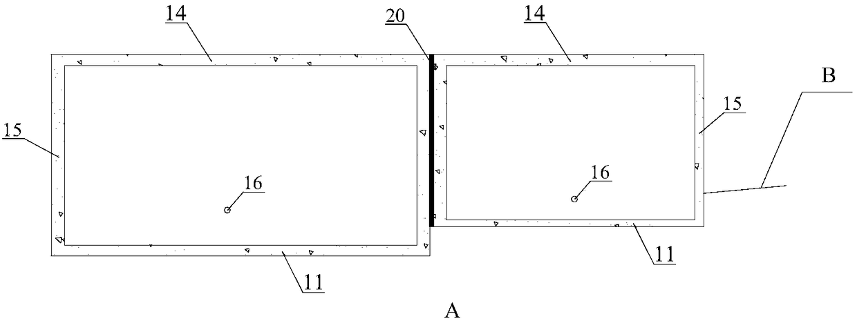 Pressure box-type high-speed railway bed structure and construction method