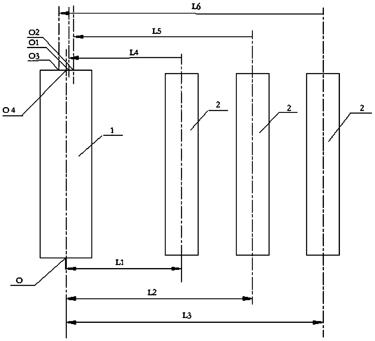 A method for adjusting the alignment between the coke charging position of the scp machine and the center line of the carbonization chamber