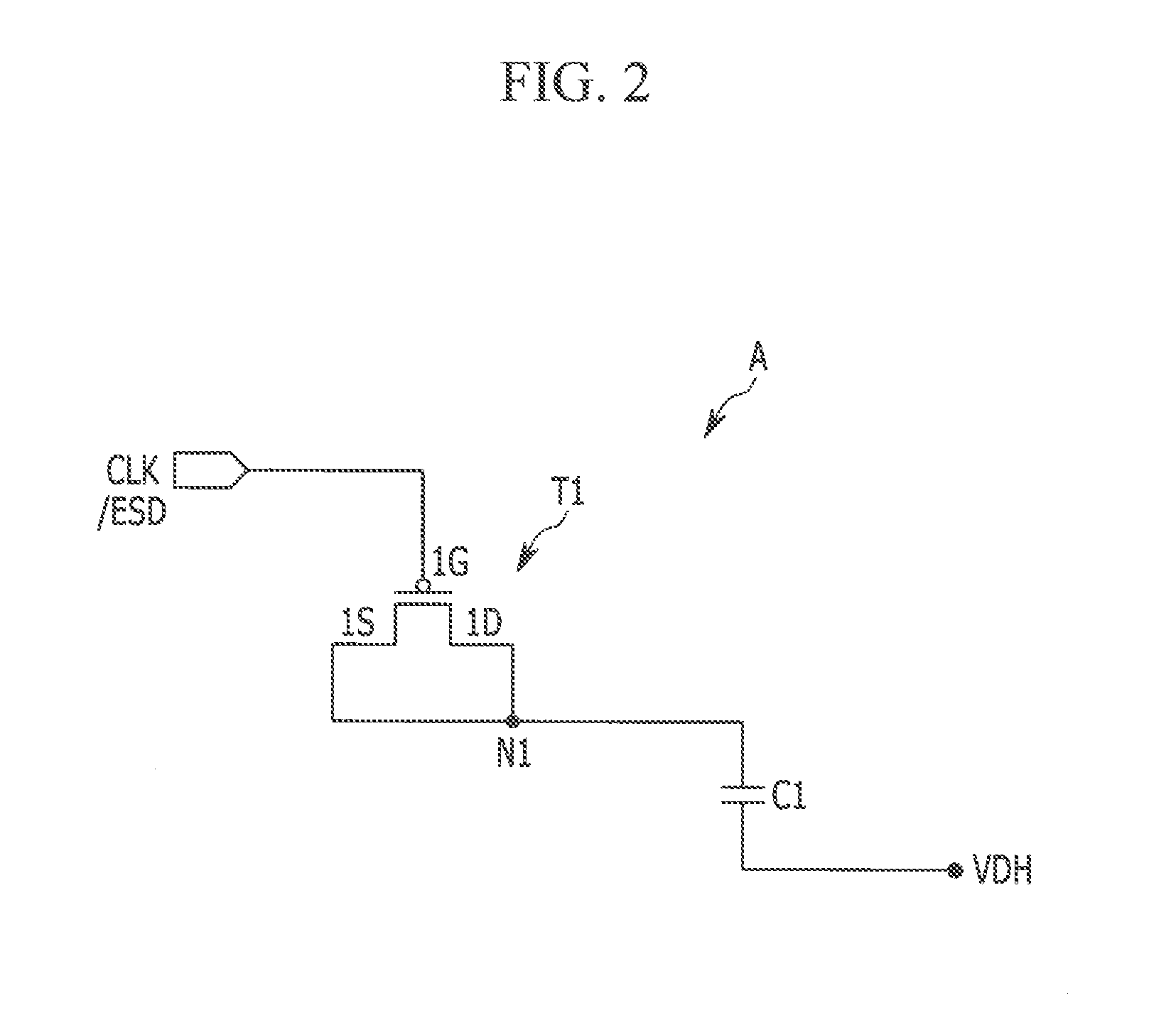 Circuit for preventing static electricity and display device having the same