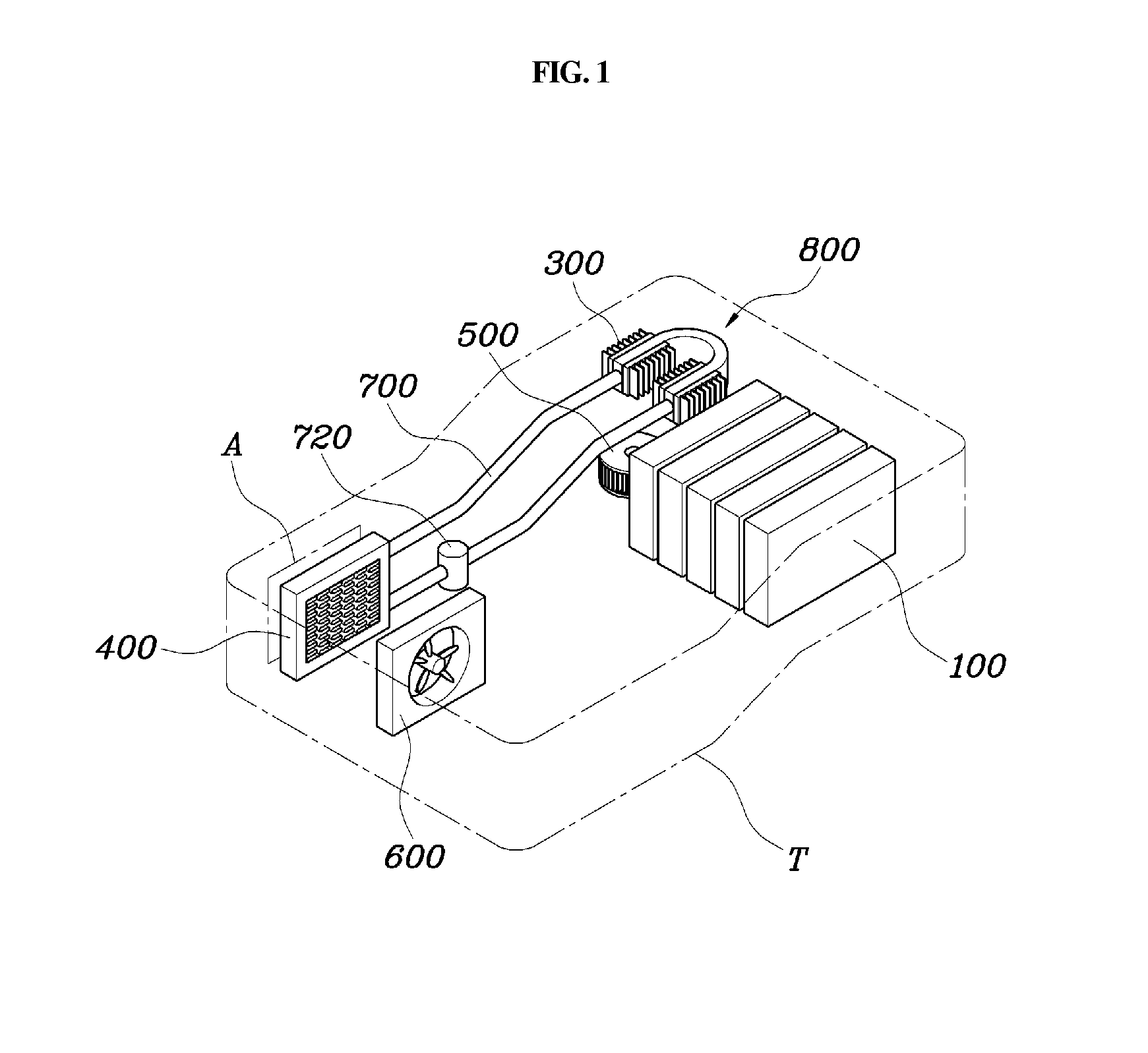 Air conditioning system and method for high-voltage battery of vehicle