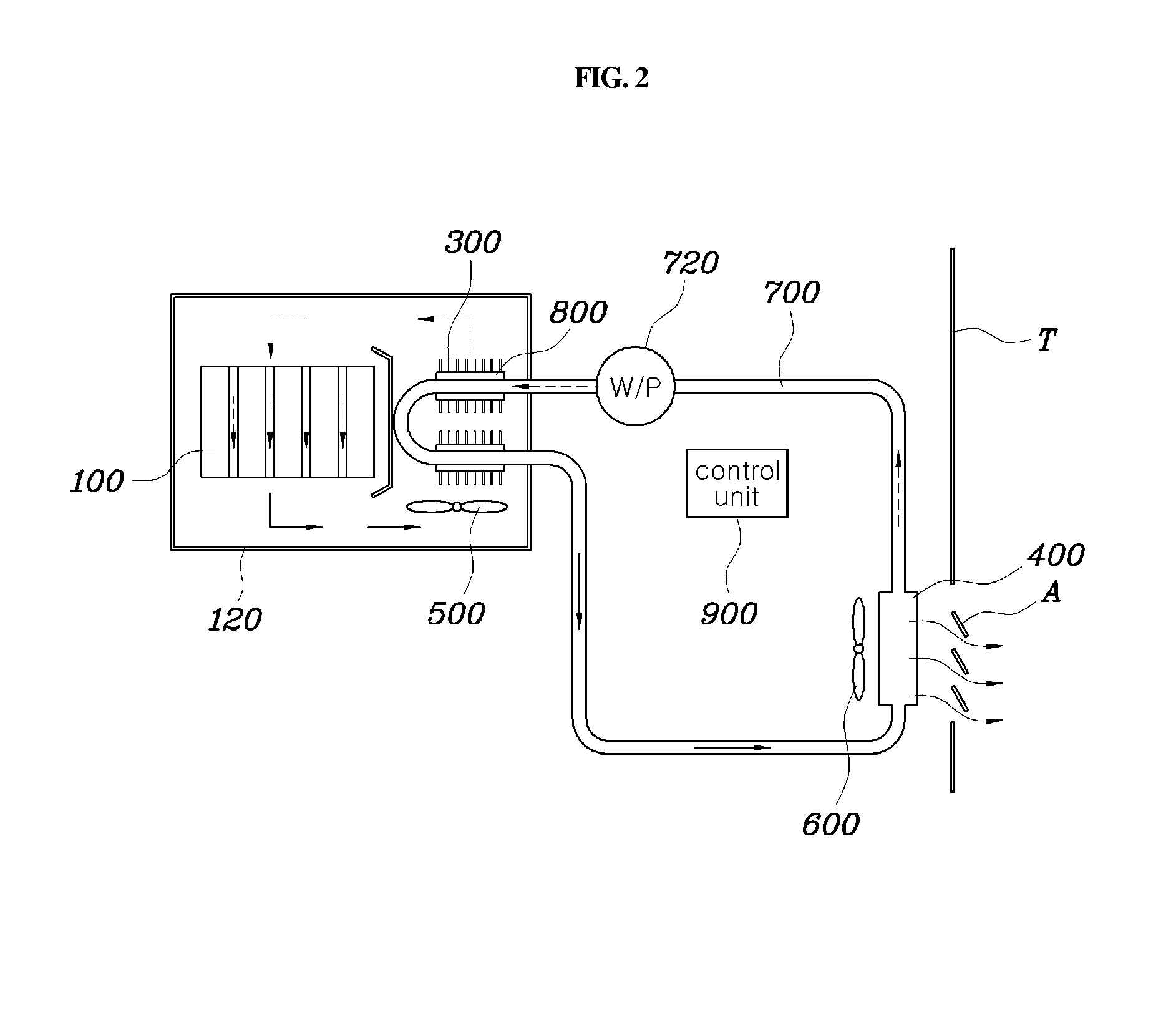 Air conditioning system and method for high-voltage battery of vehicle