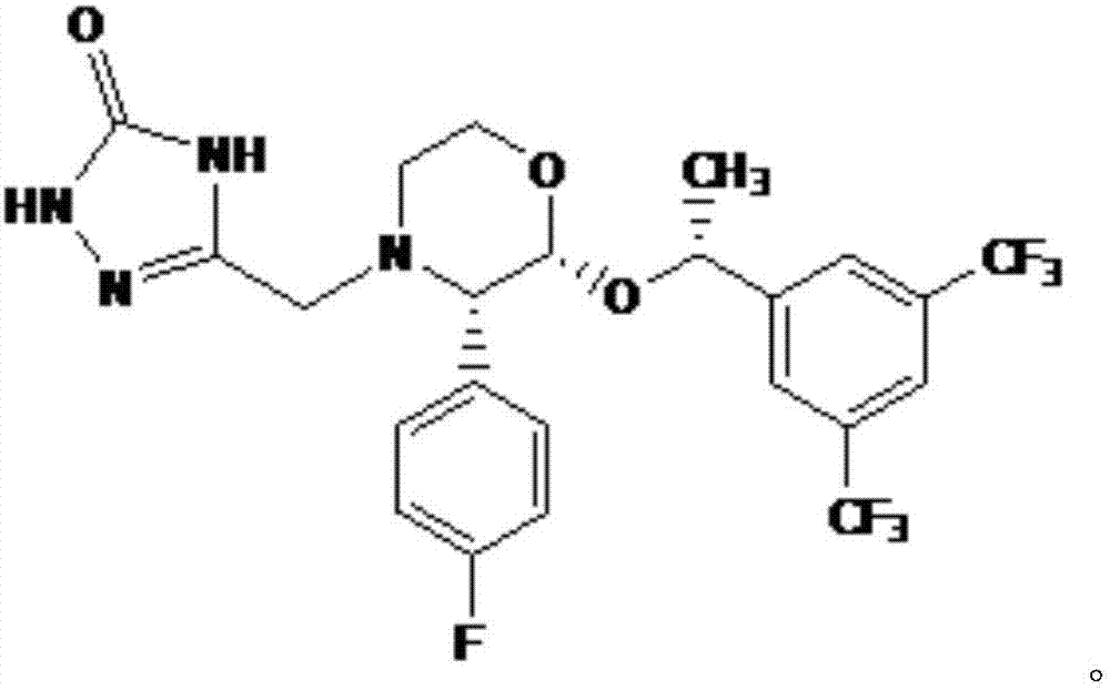 Efficient aprepitant preparation process