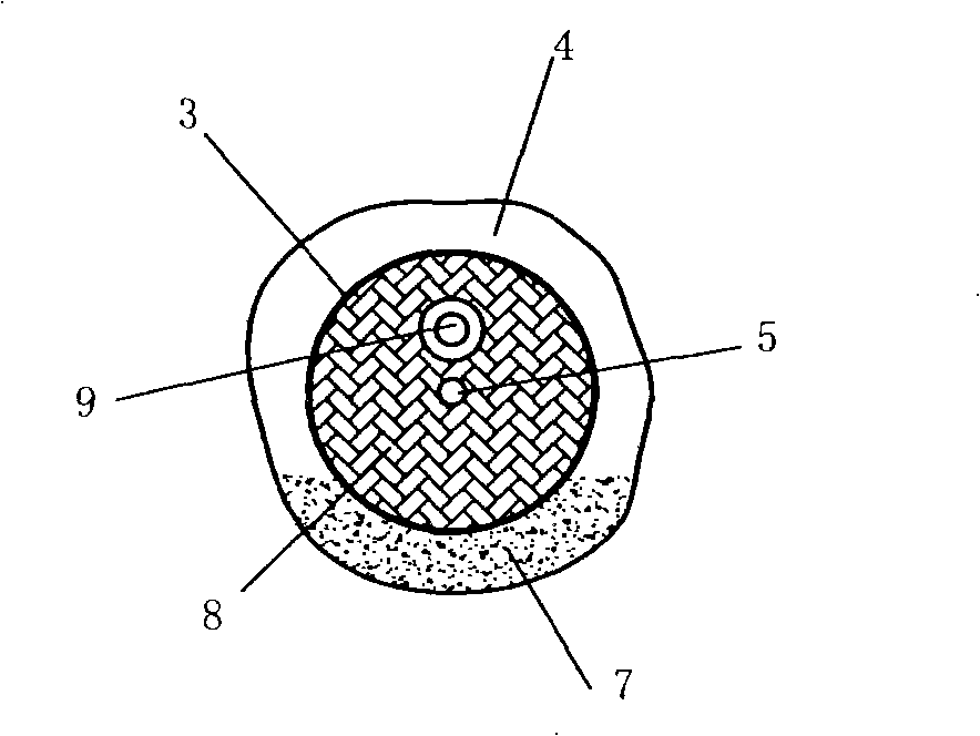 Coal mine gas pre-draining borehole sealing method adopting aerated capsule as temporary hole bottom