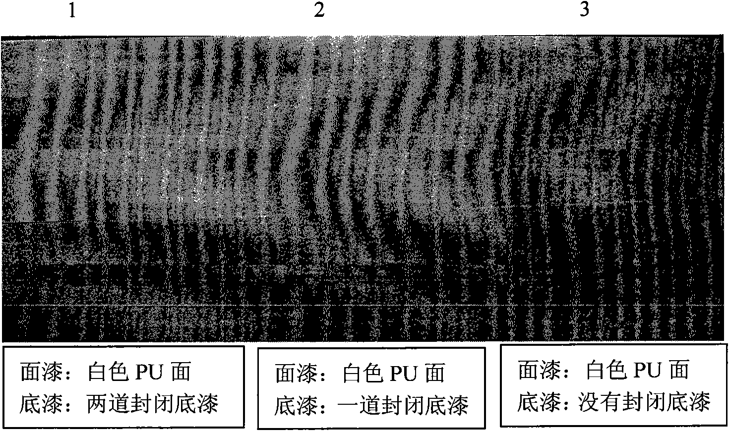 Anti-bleeding lumber primer and application thereof