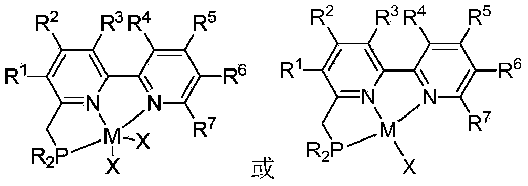 PNN ligand-metal complex catalyst as well as preparation method and application thereof