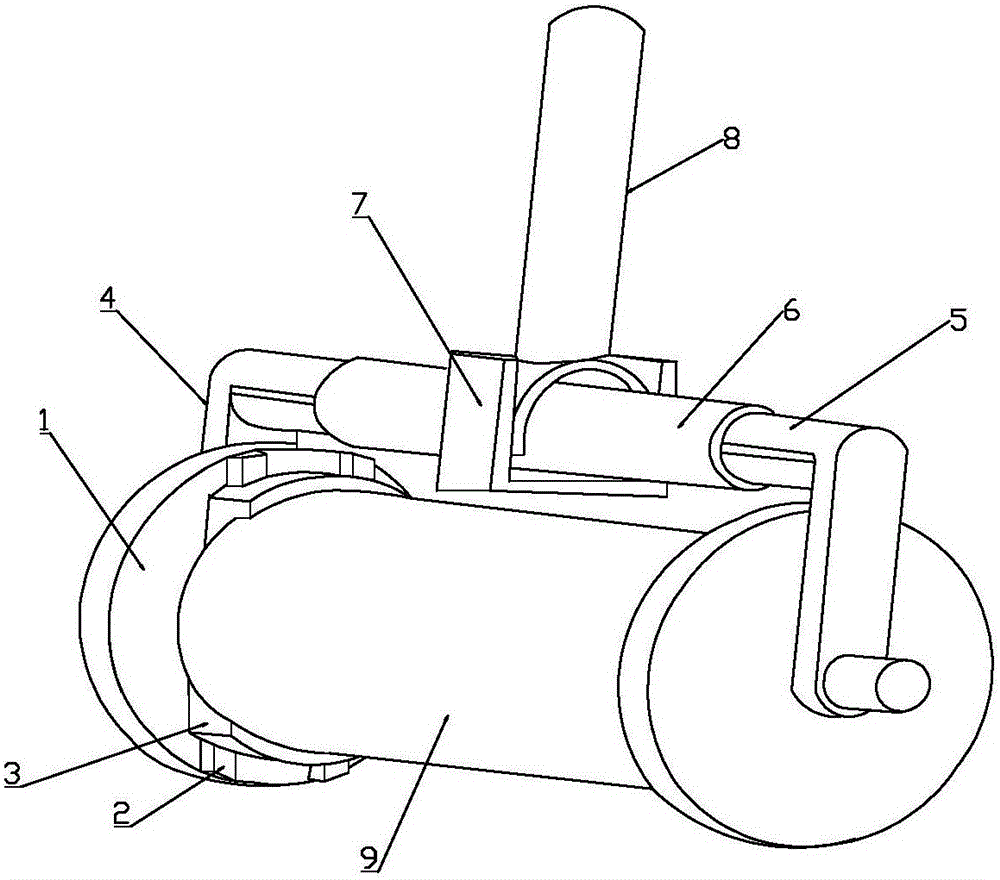 Bolt defect magnetic testing device