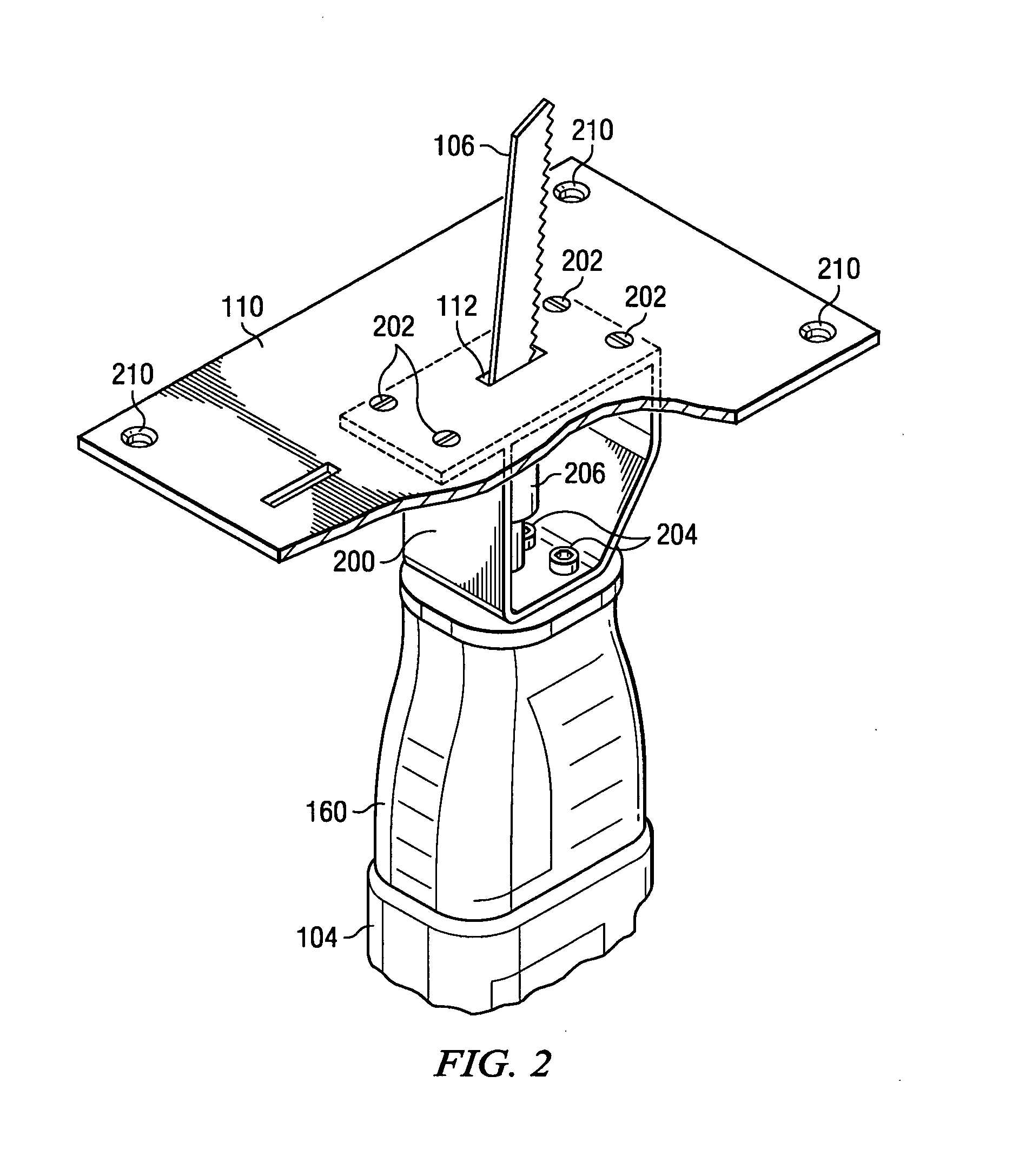 Reciprocating table saw