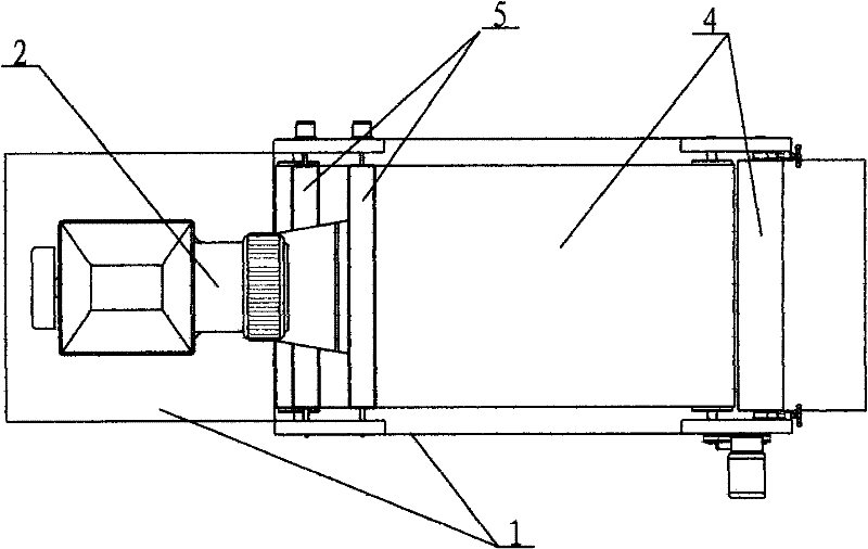 Mechanized grinding, spreading and forming machine of meat paste wrappers