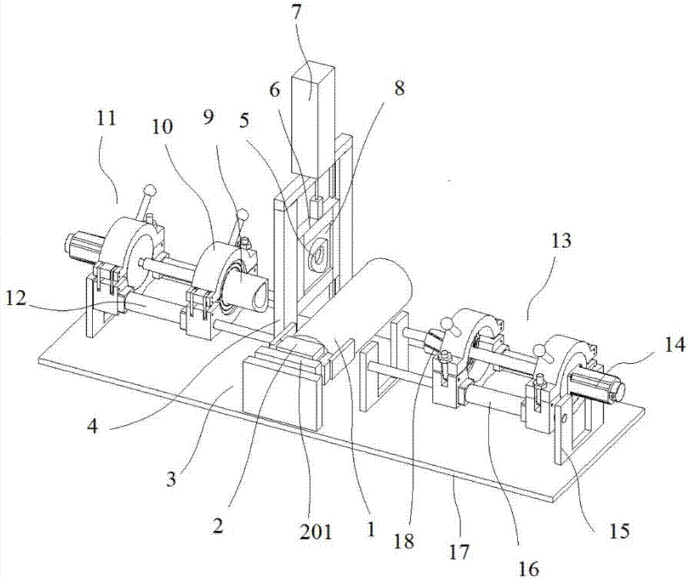 A pe tee hot melt device