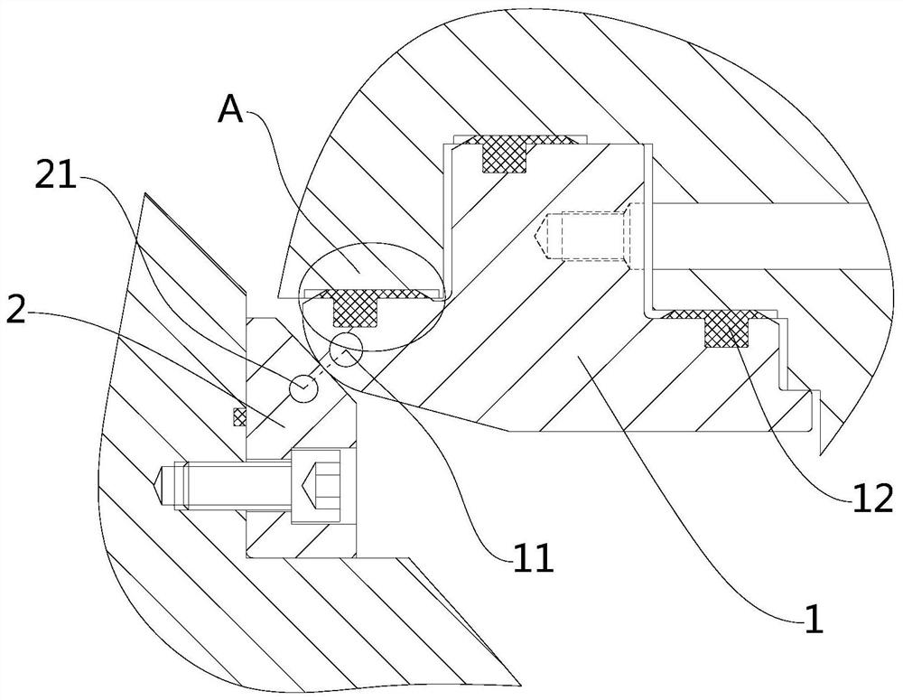 A ball valve working sealing assembly with an elastic central hole