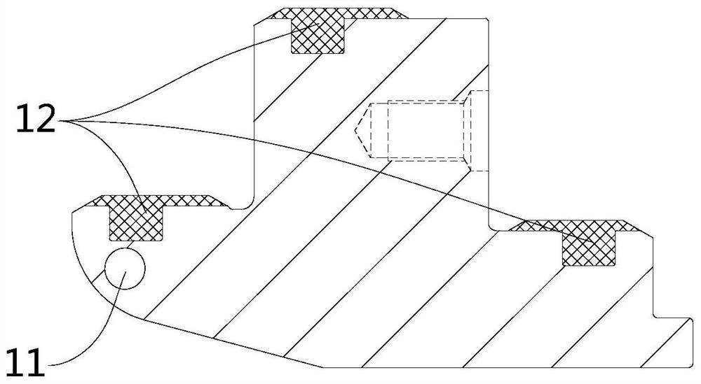 A ball valve working sealing assembly with an elastic central hole