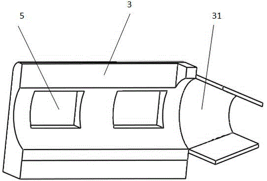 Changeable square fixing device