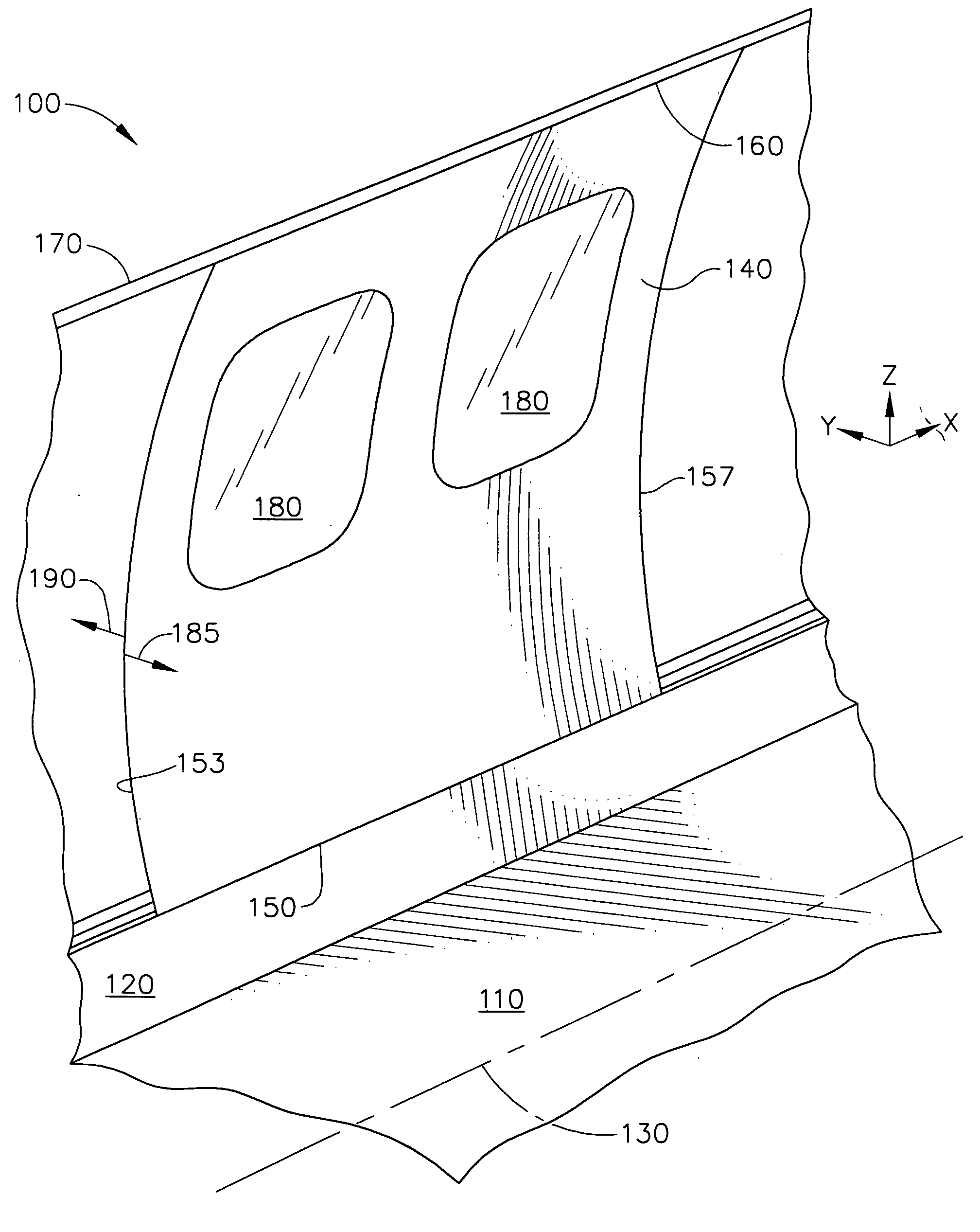 Integrated window belt system for aircraft cabins