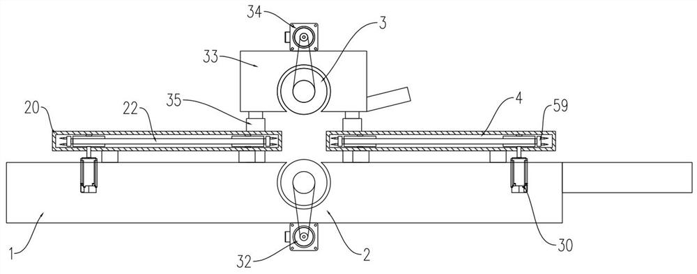 Wood board grinding device