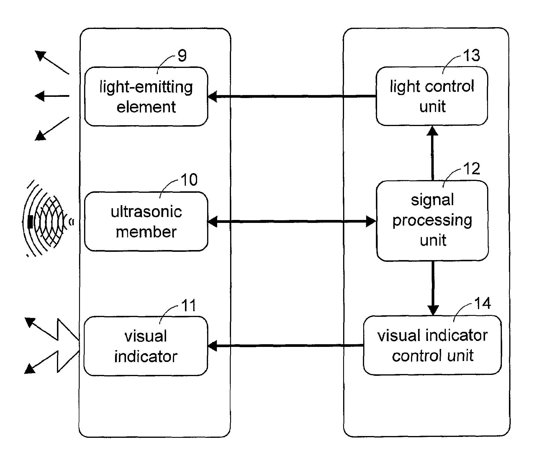 Lighting device with indicator