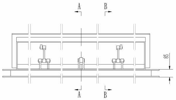 Hydraulically-driven roadblock machine