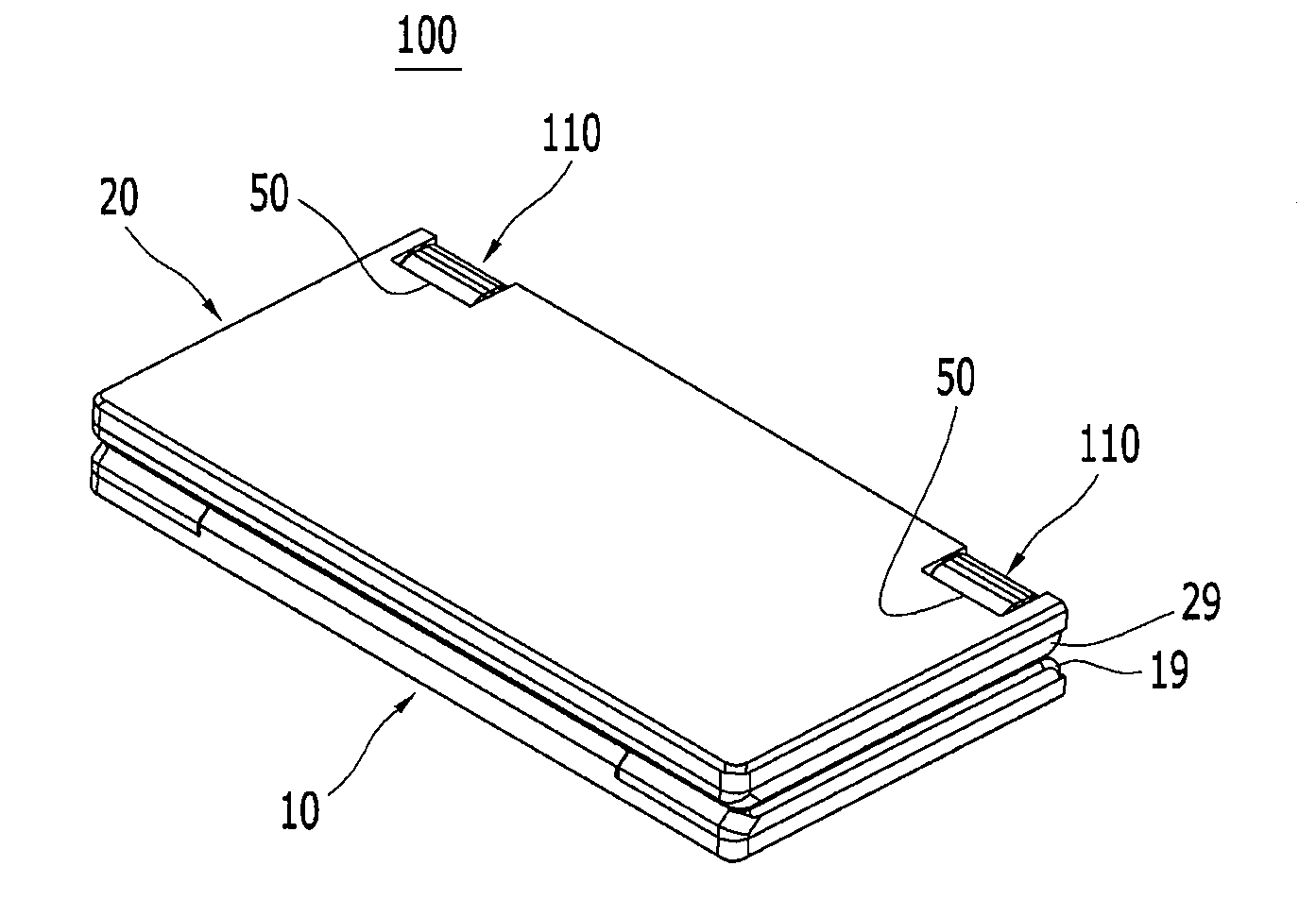 Mobile phone of folding type and hinge device of the same