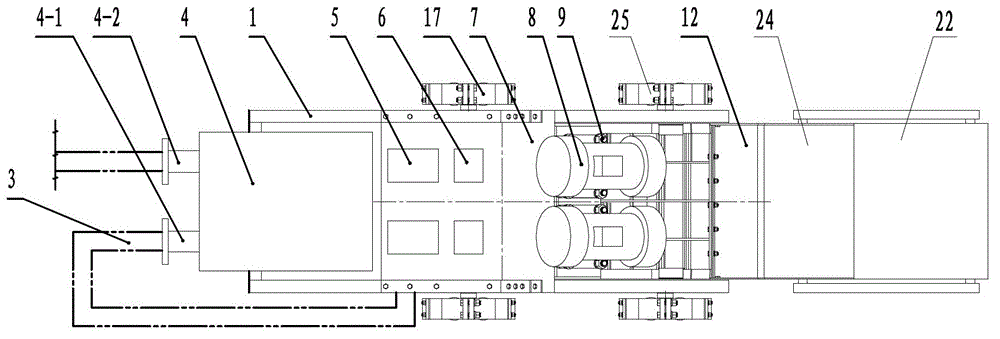 Cast-in-place pile sludge treatment equipment with sludge making and long-distance deslagging functions