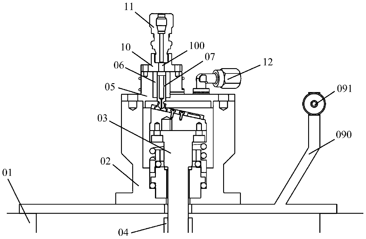 A test bench for simulation and measurement of lateral force of plunger motion of high-speed plunger pump