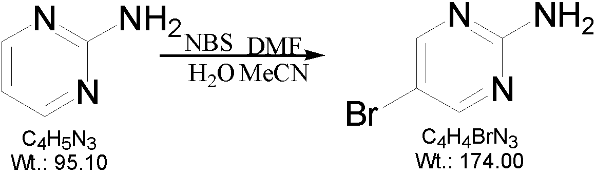 Preparation method of 2-azyl-5-bromopyrimidine