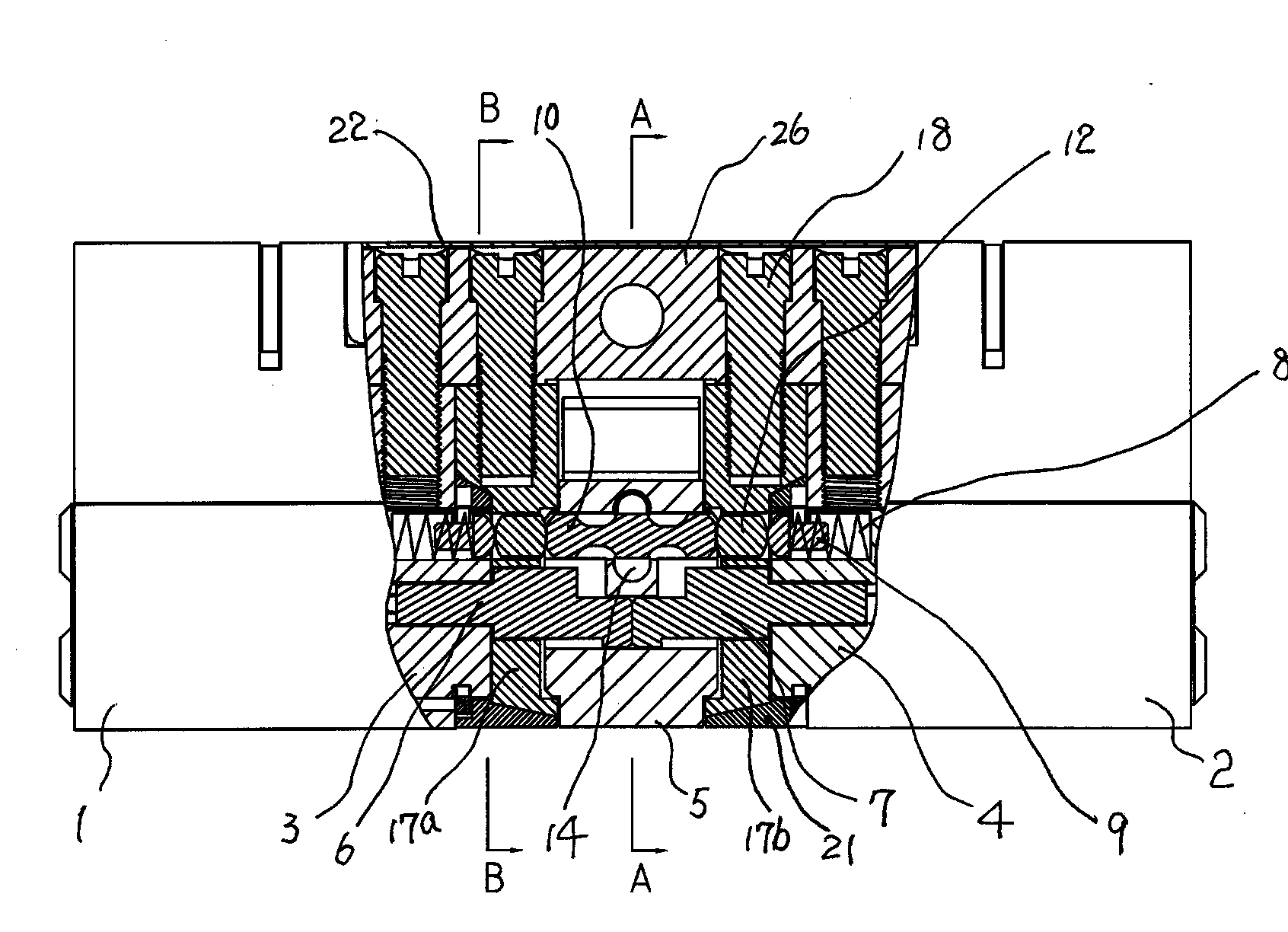 Modified door lock mechanism