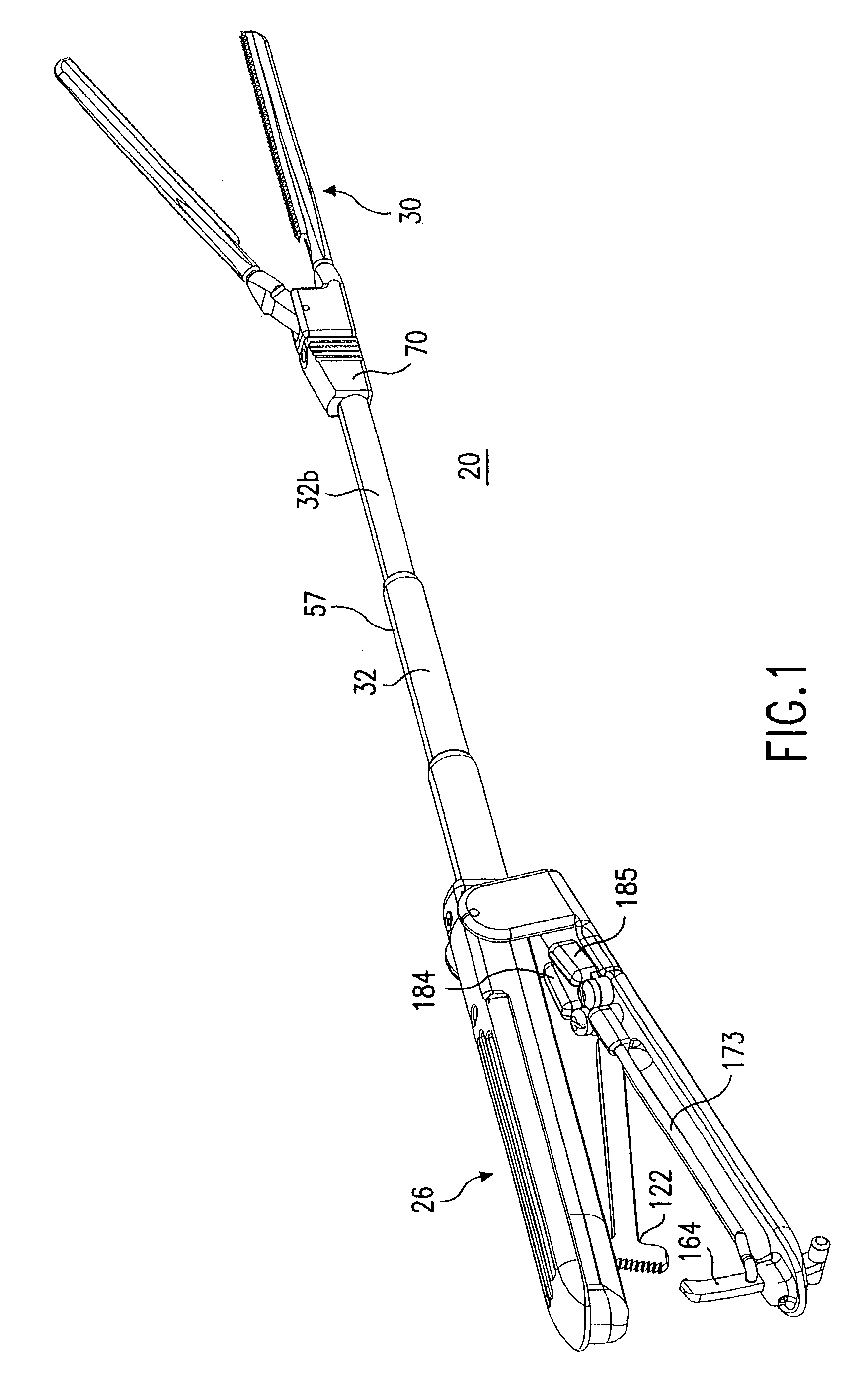 Clamp having bendable shaft