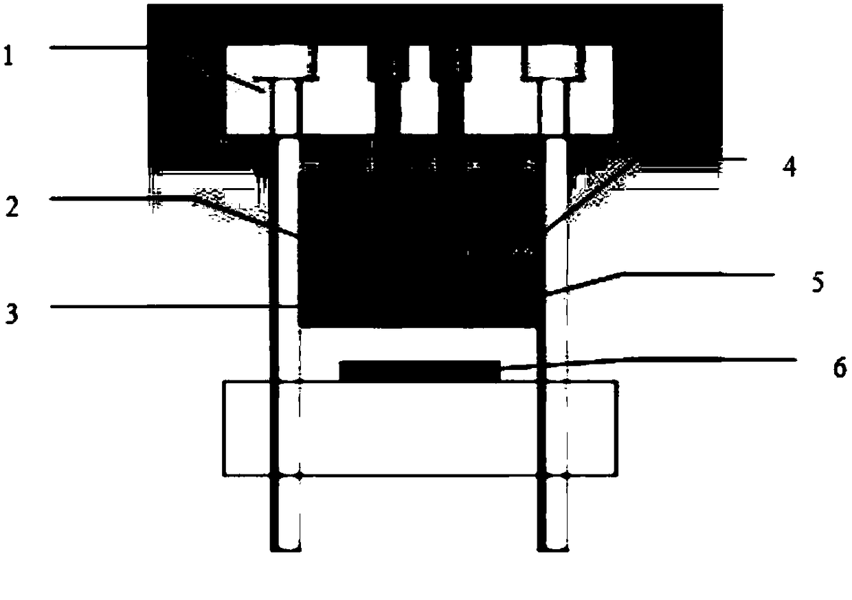 Micro-electrolytic tank for detecting formaldehyde and preparation method thereof