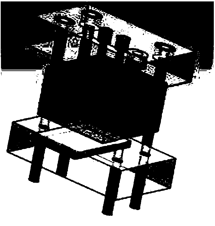 Micro-electrolytic tank for detecting formaldehyde and preparation method thereof