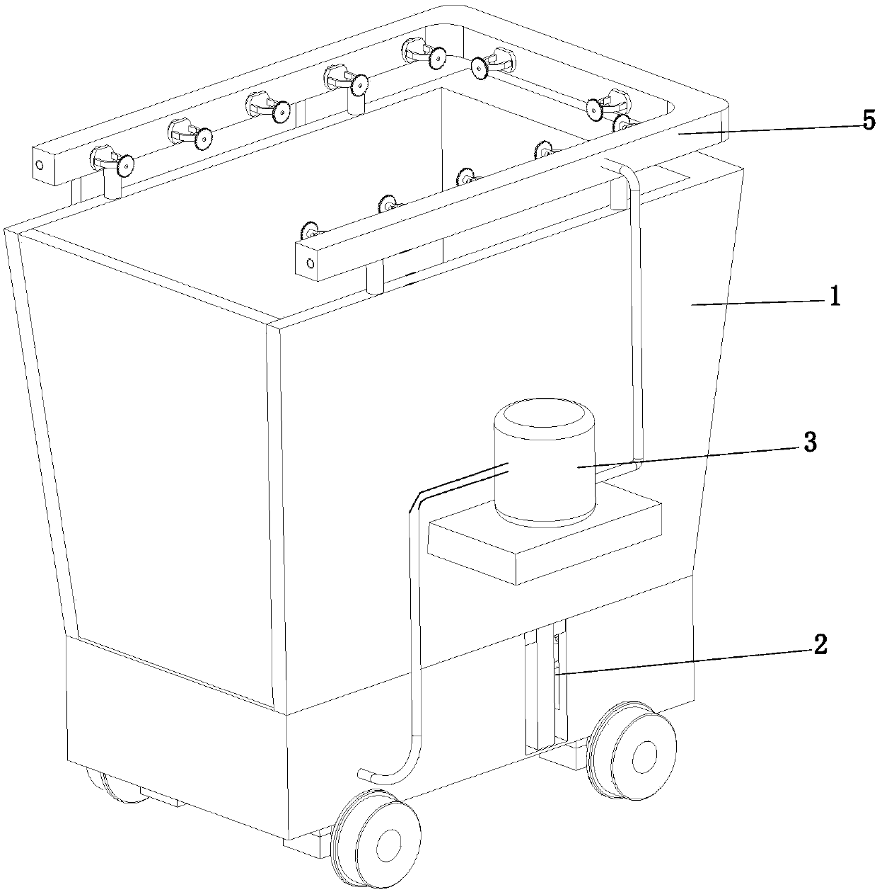 Multifunctional coal mine collection vehicle